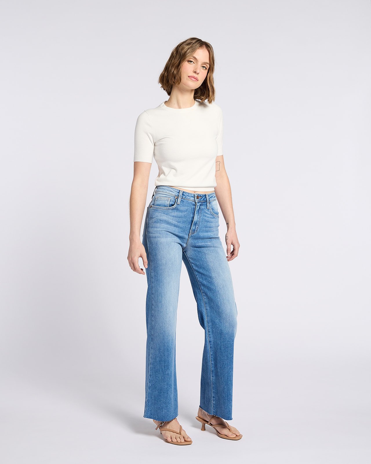 Picture of Paola Wide A-Line Jean
