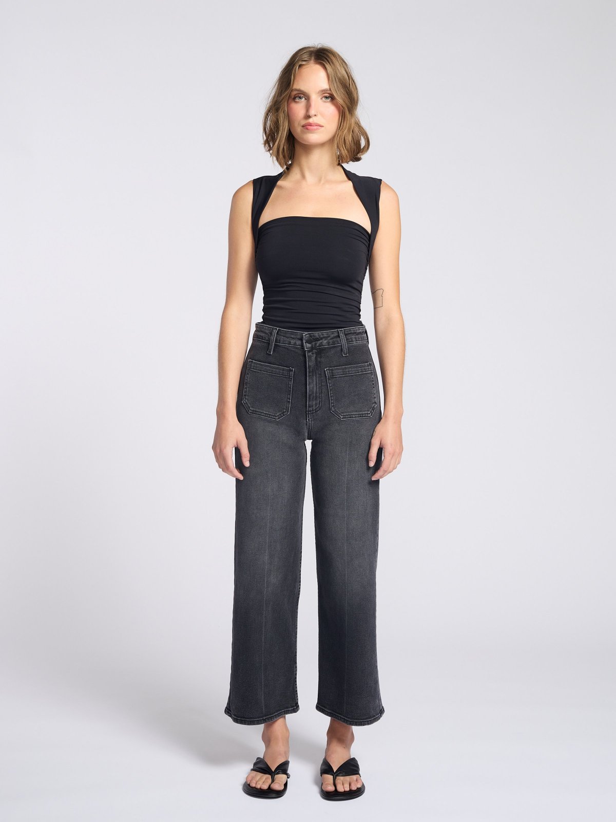 Picture of Sailor Front Patch Pocket Jeans