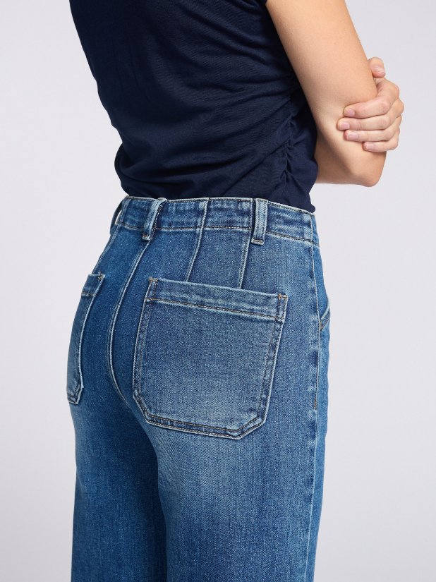 Picture of Paola Wide Leg With Seam Lines