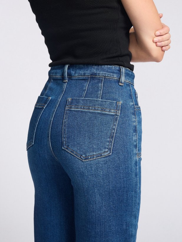 Picture of Camia A-Line With Front Long Seam Jean