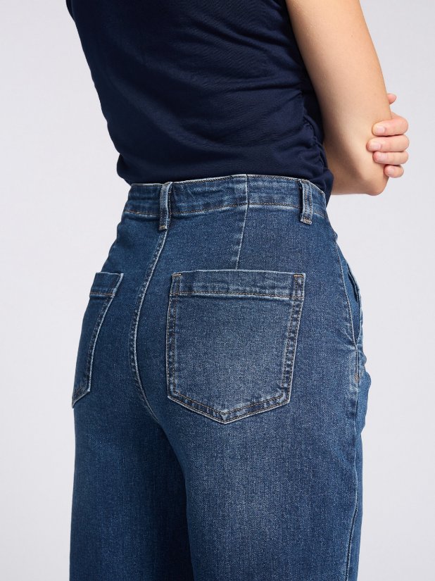 Picture of Gia High Rise Wide Leg Trouser Jean